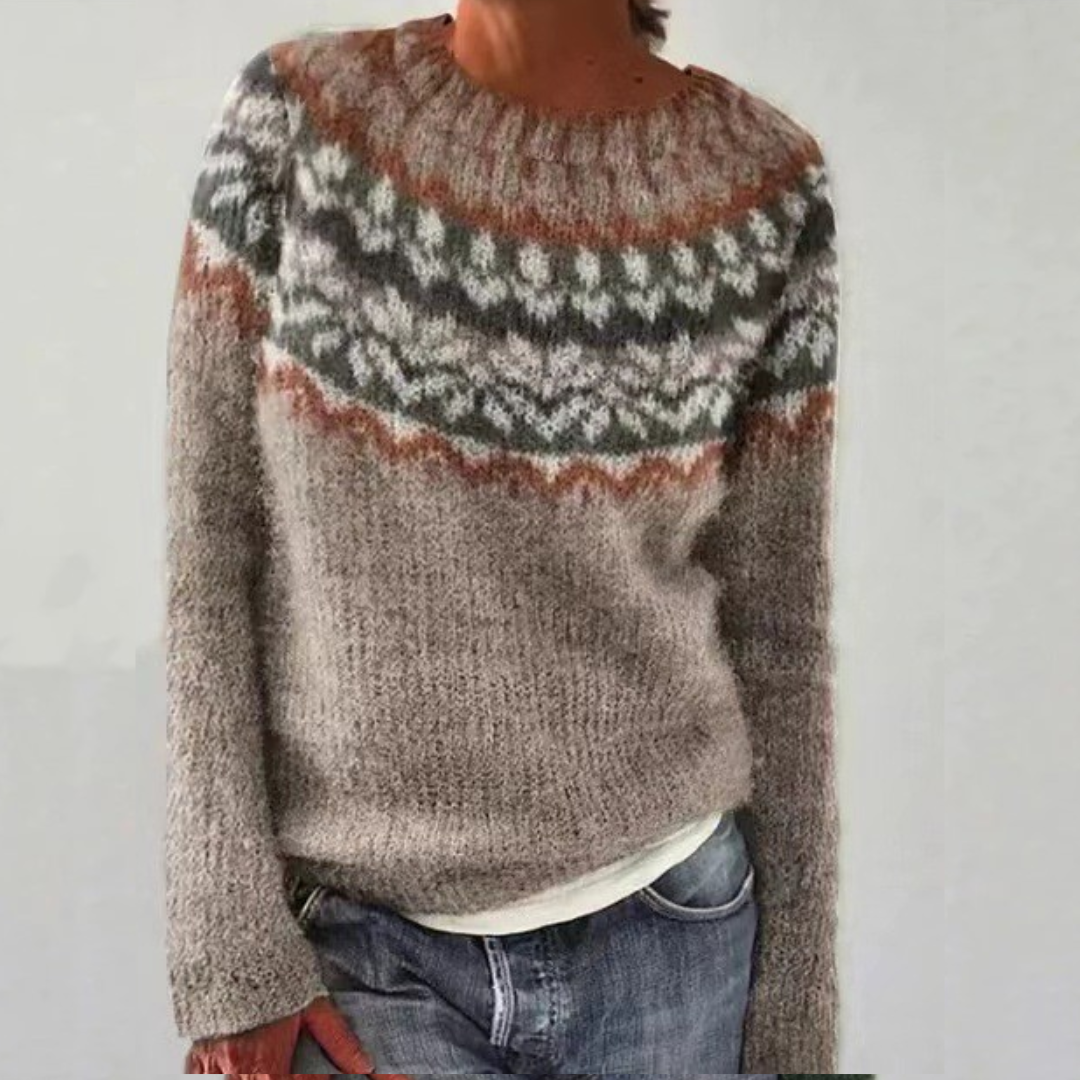 Chloe | Women's Relaxed Cozy Retro Jumper