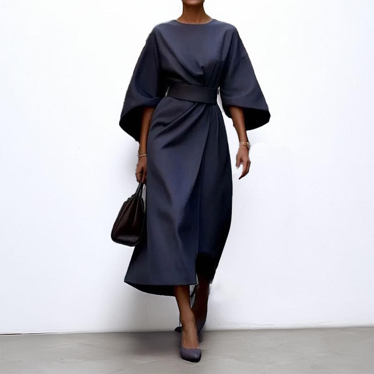 Katarzyna | Women's Maxi Dress Featuring Elegant Kimono Sleeves
