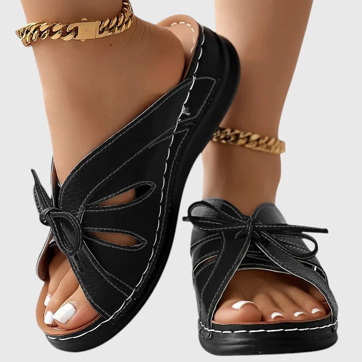 Selene | Women's Cushioned Open-Toe Comfortable Sandals with Arch Support and Cut-Out