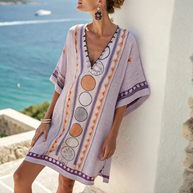 Esmee | Women's Elegant & Comfortable Strand Mini Dress for Effortless Beach Style