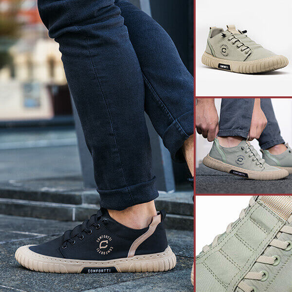 Reelstep | Cushioned Lace-Up Ultra Light Men's Footwear