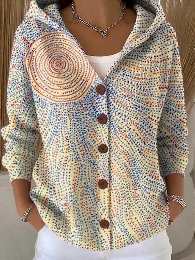 Cassidy | Women's Longline Cozy Artistic Long Cardigan
