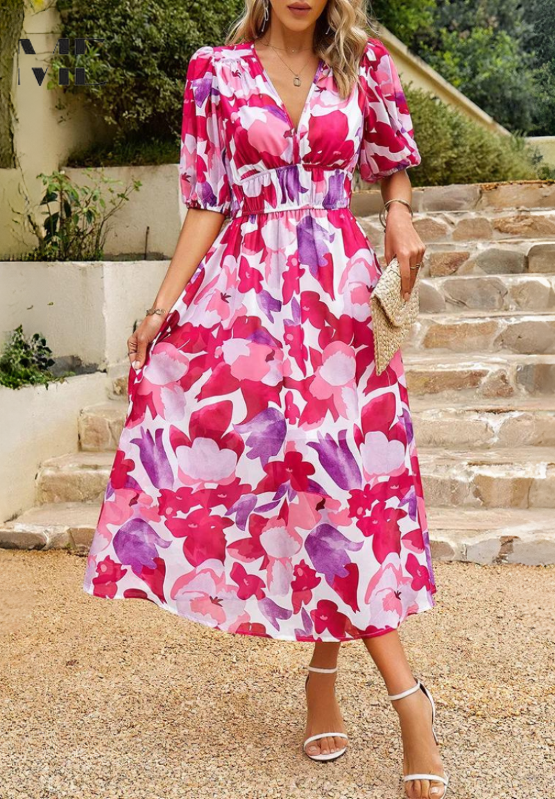 Danielle | Women's Luxury Timeless Midi Dress (Almost Sold Out)