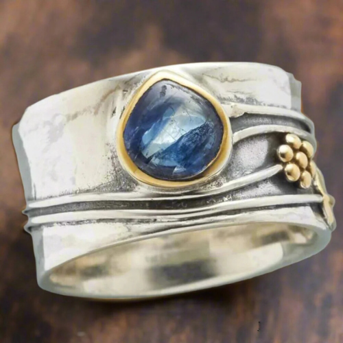 Manuela | Bohemian Meditation Ring made of Gemstone