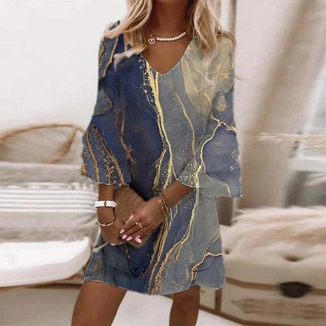 Drezzy | Women's V-Neck Mini Dress
