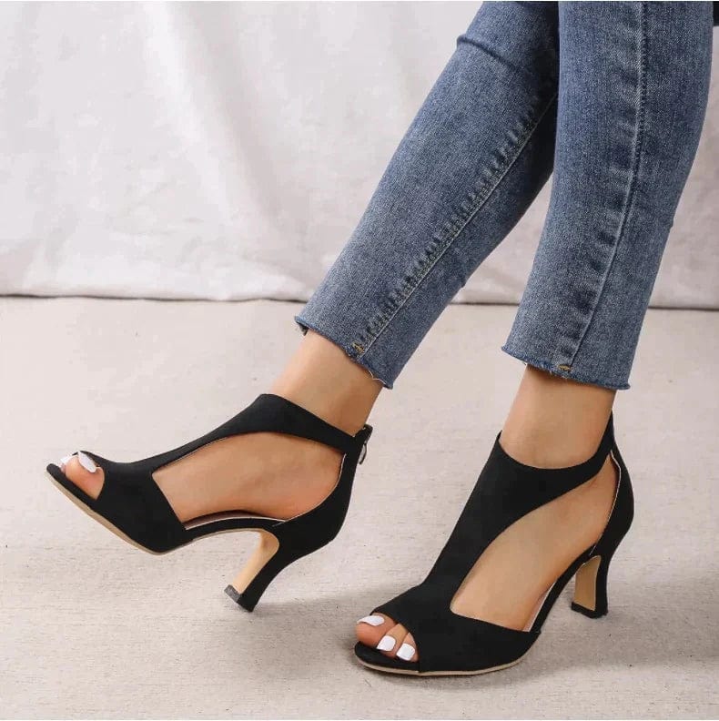 Olivia | Women's Orthopedic Open-Toe Elegant and Comfortable Pumps
