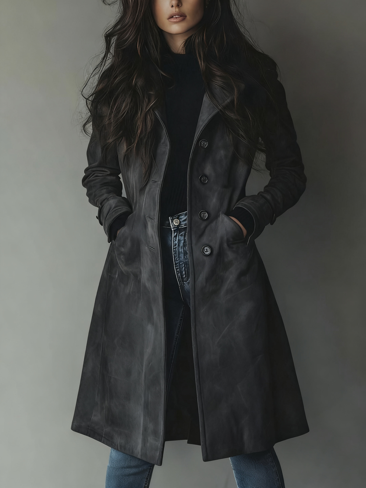 Teresa | Women's Classic Trench Coat with Vintage Flair