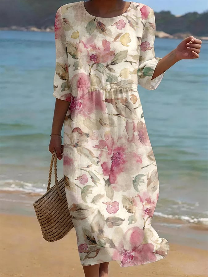 Kylie | Women's Floral Elegant Pattern Maxi Dress