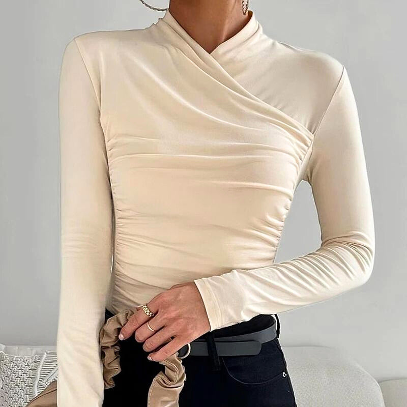 Jane | Women's Relaxed Classic Cross-Neck Top