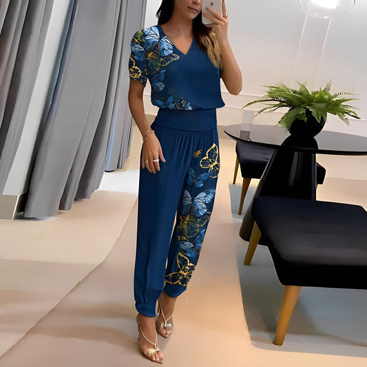 Alexandra | Women's Trendy Set with Blouse and Trousers