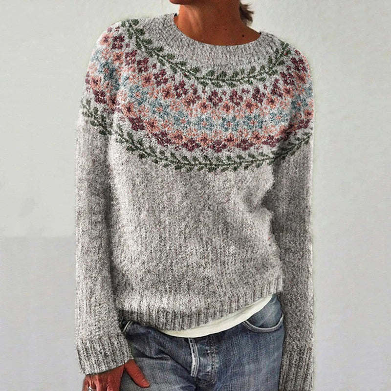 Silvana | Women's Relaxed Cozy Retro Jumper