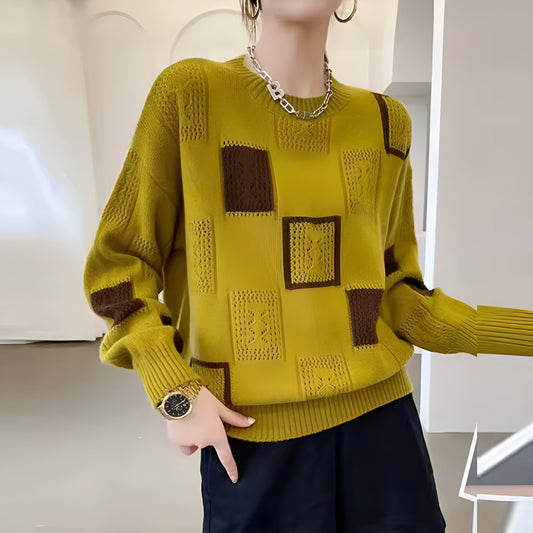 Alida | Women's Elegant Sweatshirt with Cut-Out