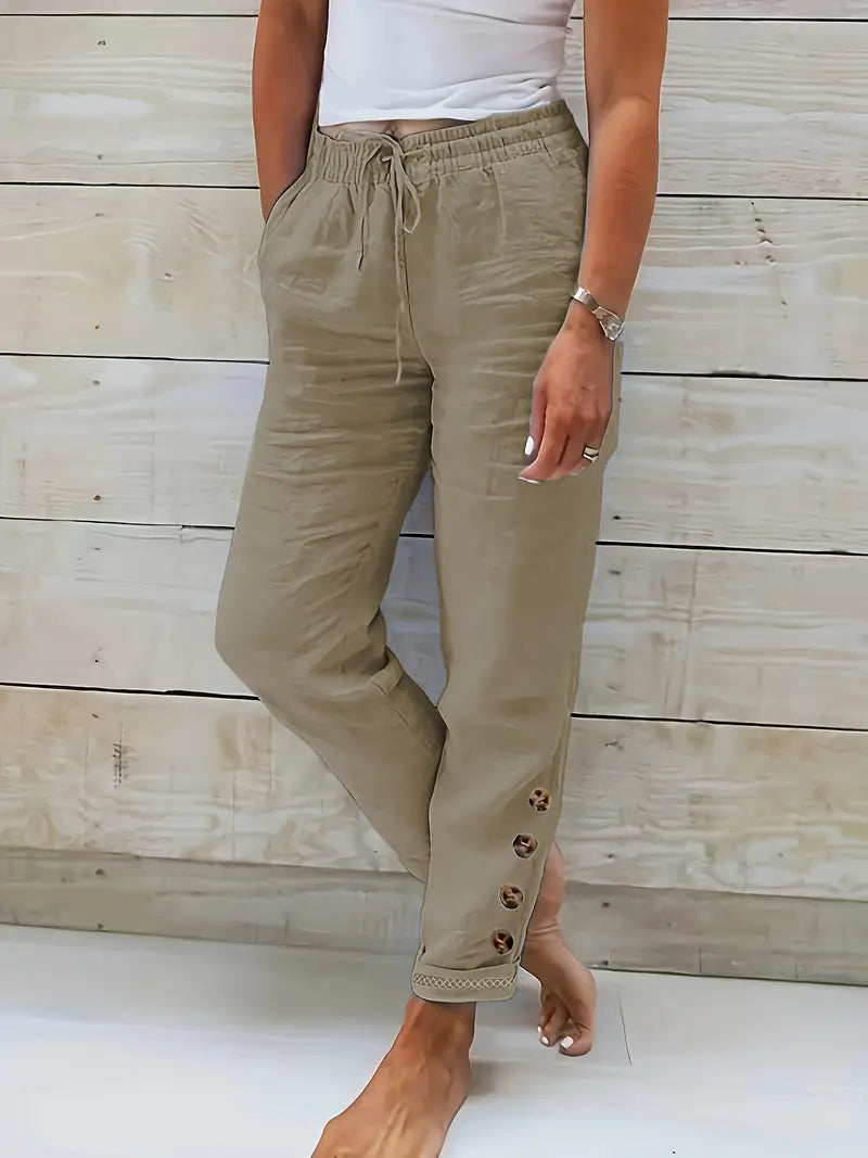 Lana | Women's Slim Straight Trousers