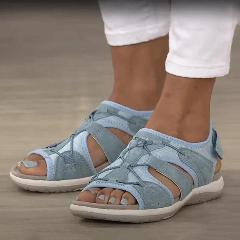 Women's Cushioned Open-Toe Comfort Fit Orthopedic Sandals
