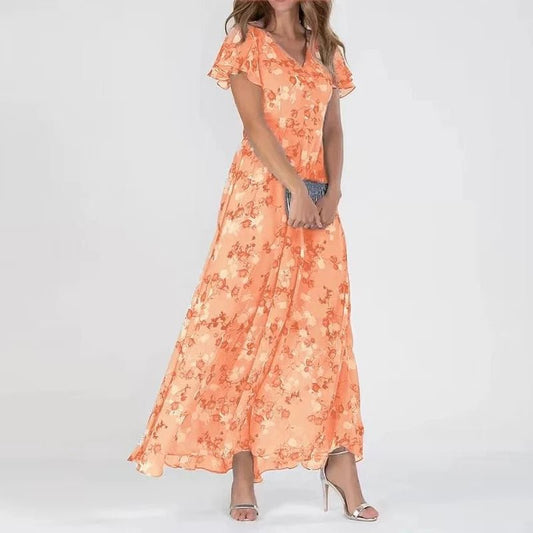 Zia | Women's Glamorous Tummy Covering Maxi Dress