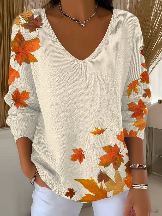 Beatrice | Women's Pullover with V-Neck