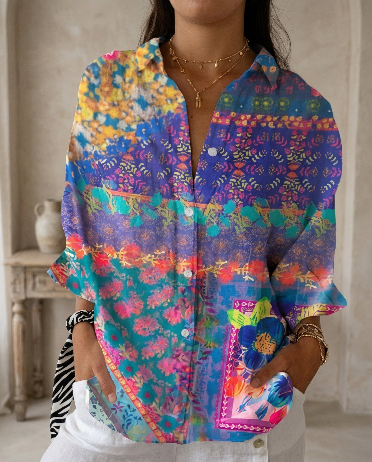 Rosalie | Women's Relaxed Floral Garden Top