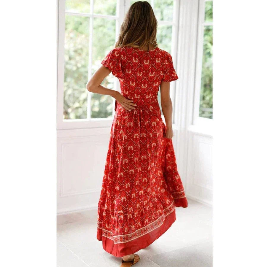 Roos | Women's Ibiza Split Maxi Dress
