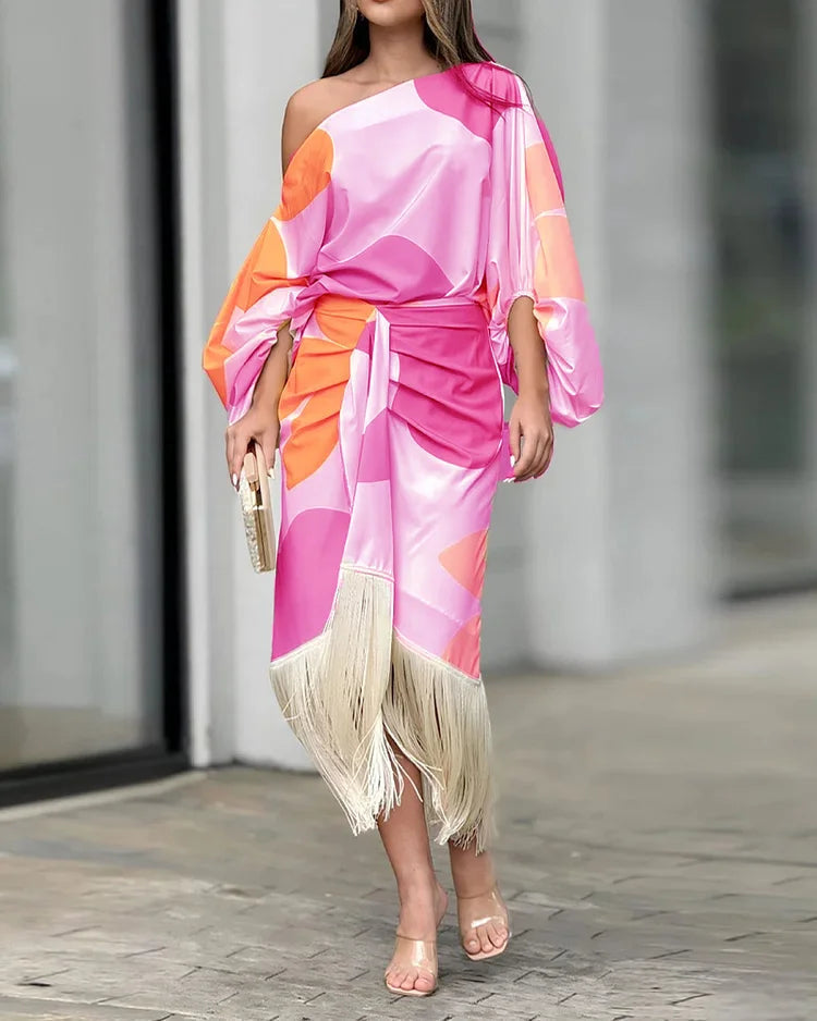 Katerina | Women's Elegant Stylish Set with Fringe