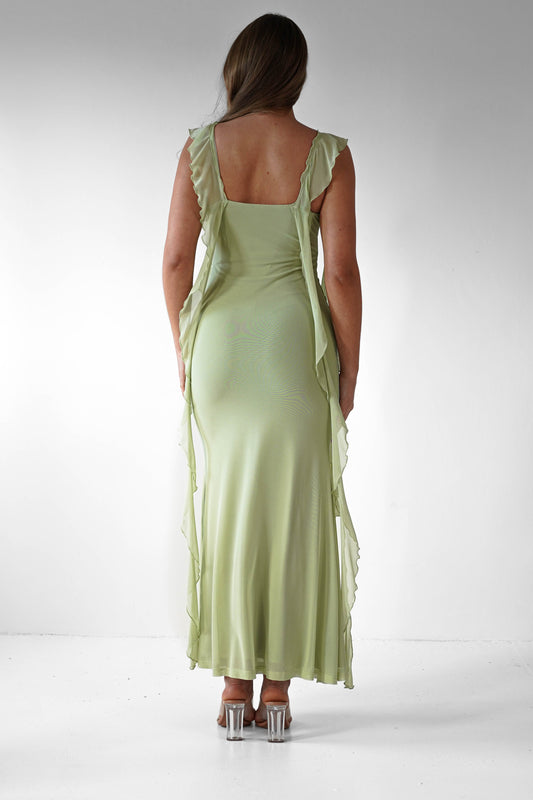 Women's Salma Chic Sutton Ruffled Maxi Dress