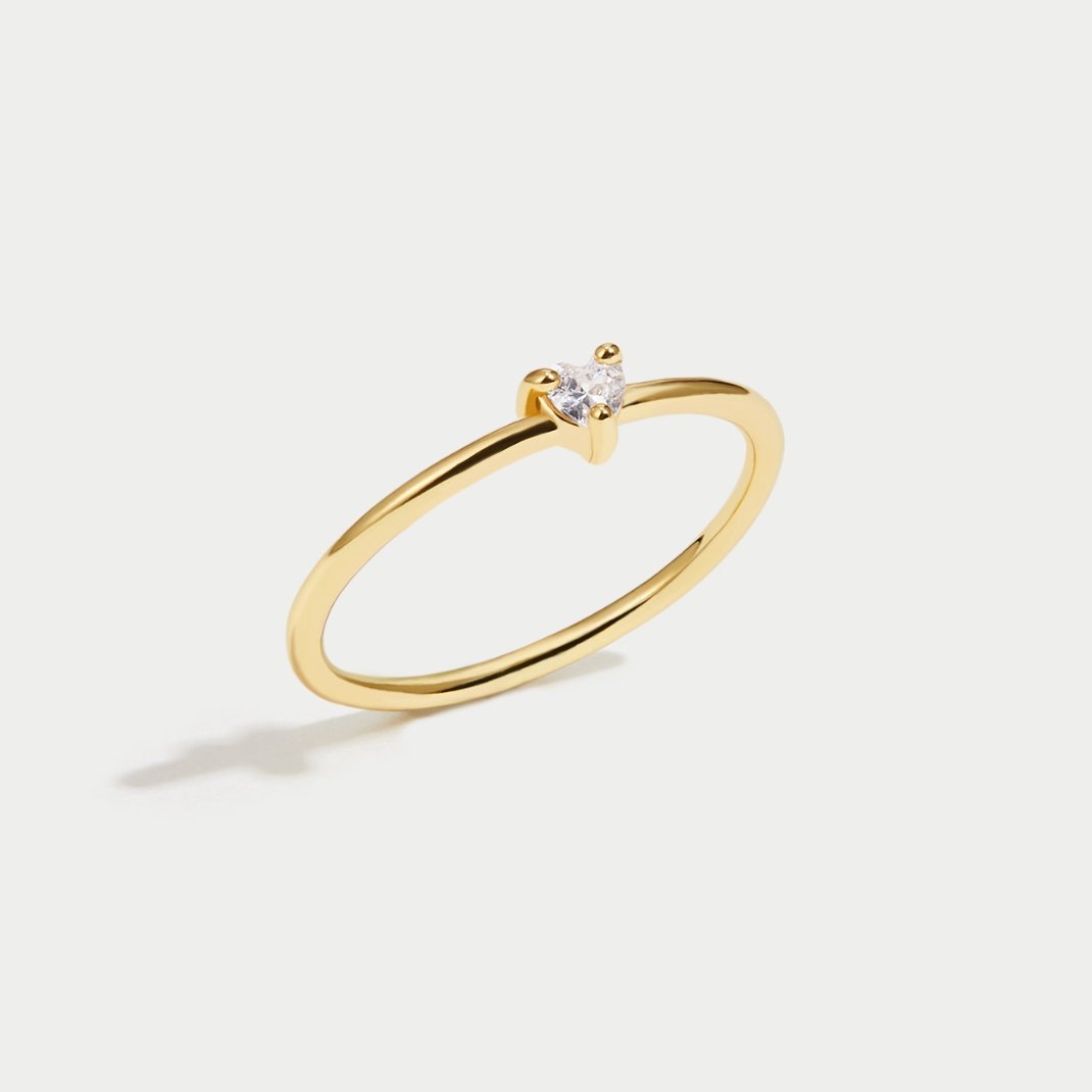Jimena | Heart Ring Made of Glass
