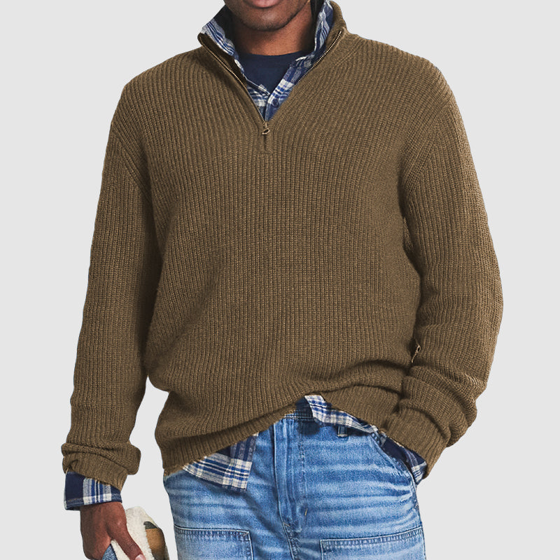 Jerry | Men's Business Casual Pullover with Zipper