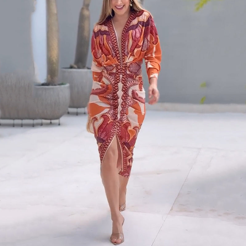 Women's Blysse Chic V-Neck Maxi Dress