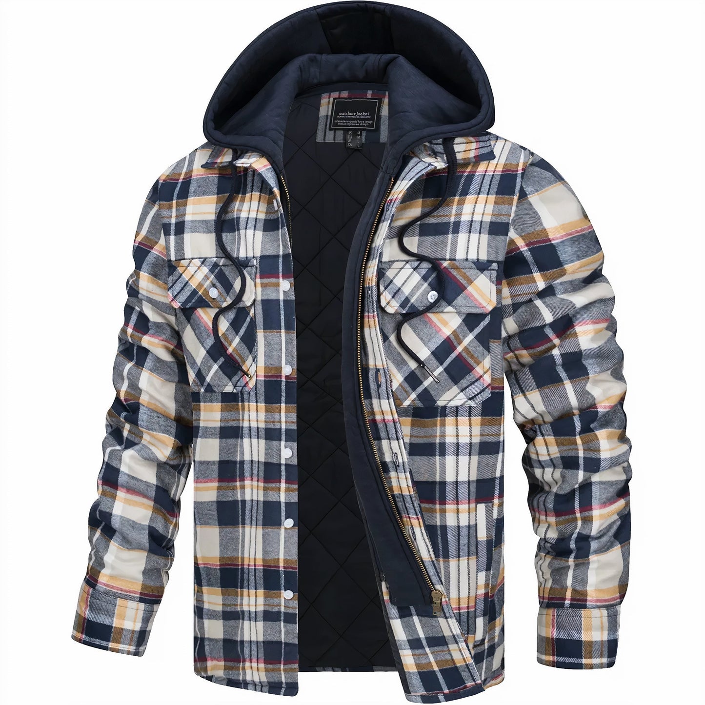Marco | Men's Checked Winter Jacket