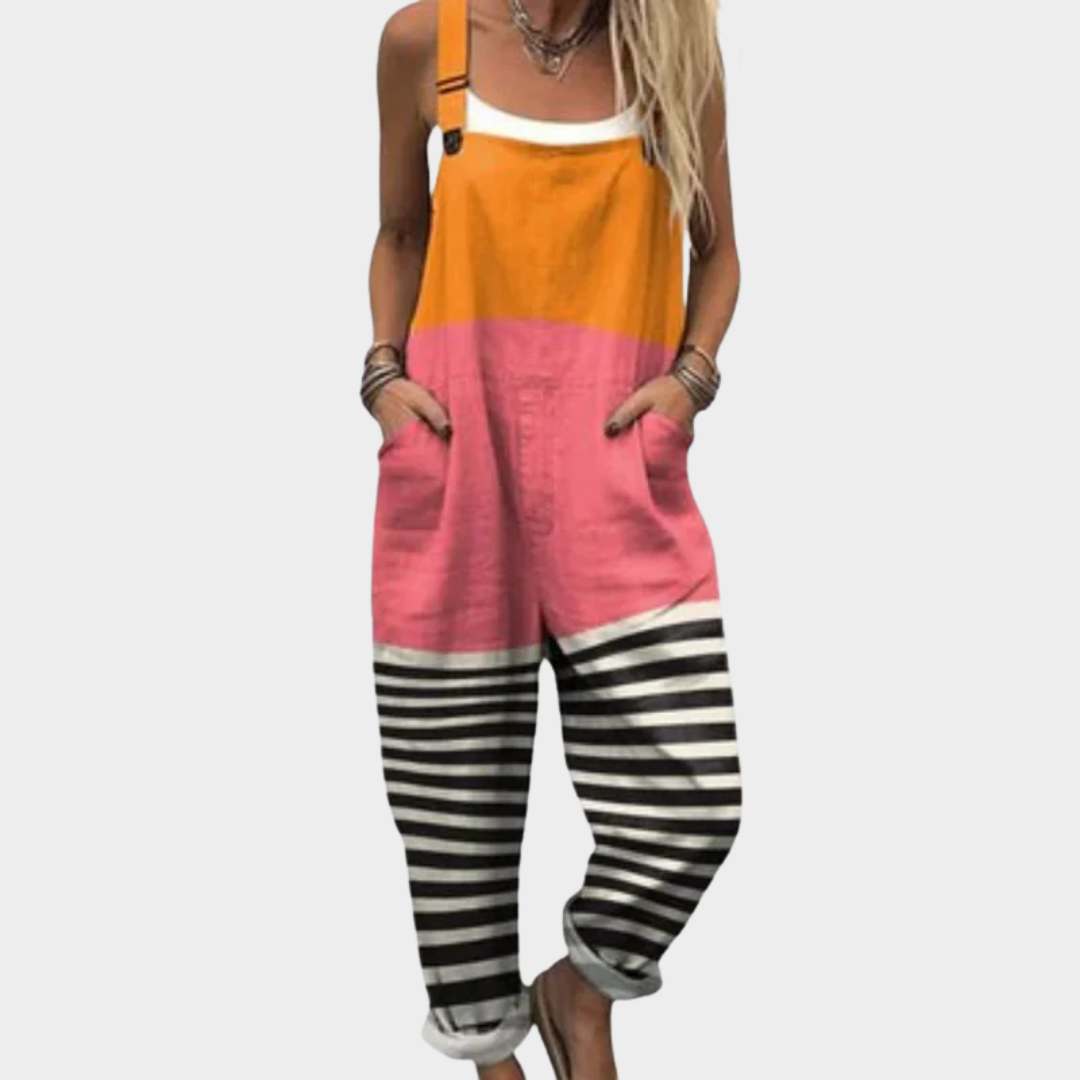 Women's Comfortable Printed Dungarees