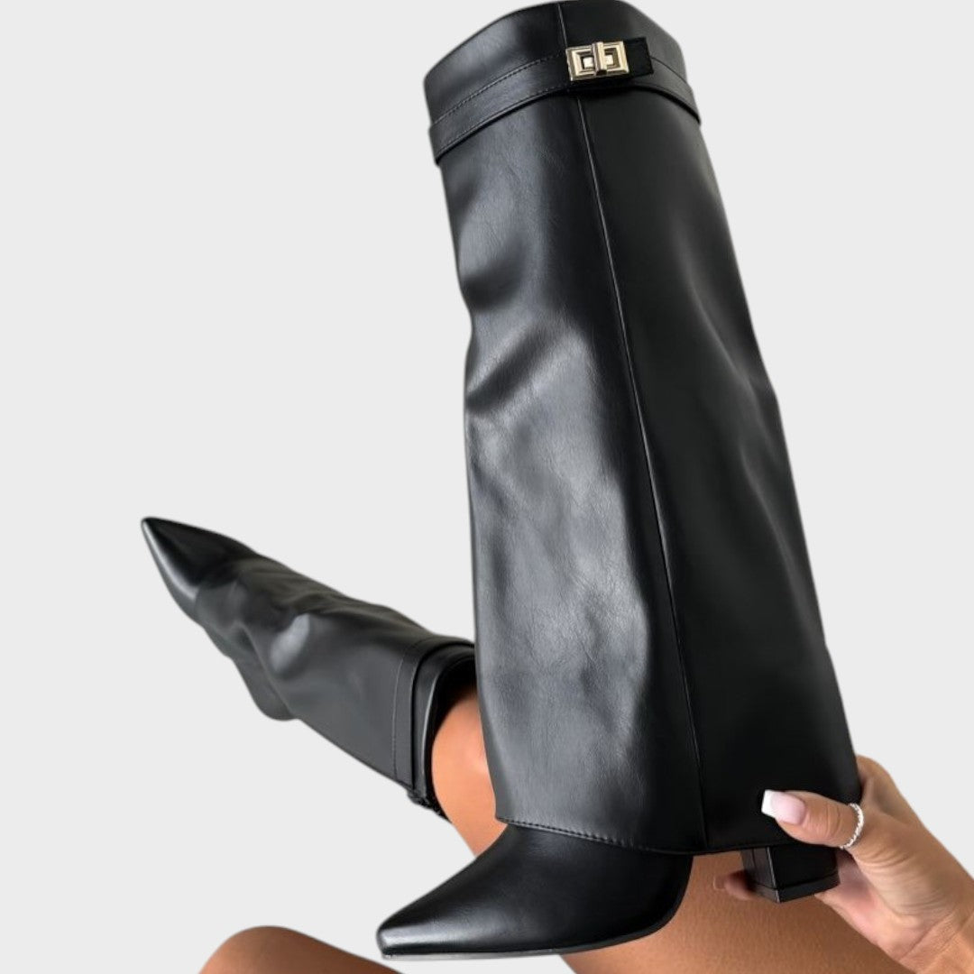 Luna |  High-Top Leather Boots
