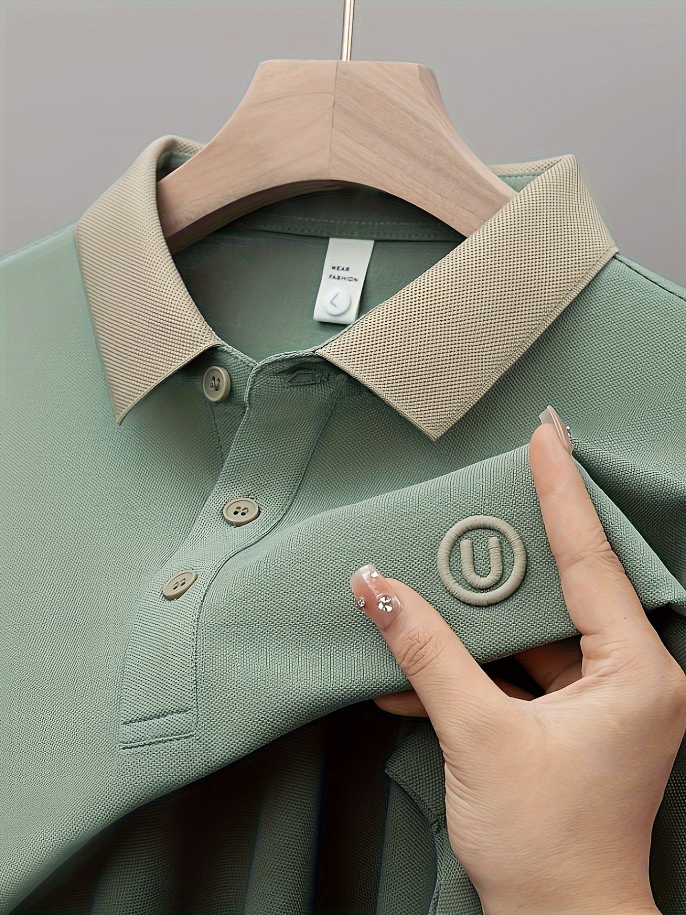 Finn | Men's Embroidered Short-Sleeved Polo Shirt