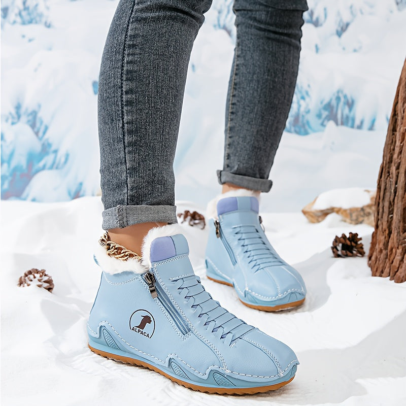 Léa | Women's Orthopedic Lace-Up Ergonomic Winter Comfort Ankle Boots