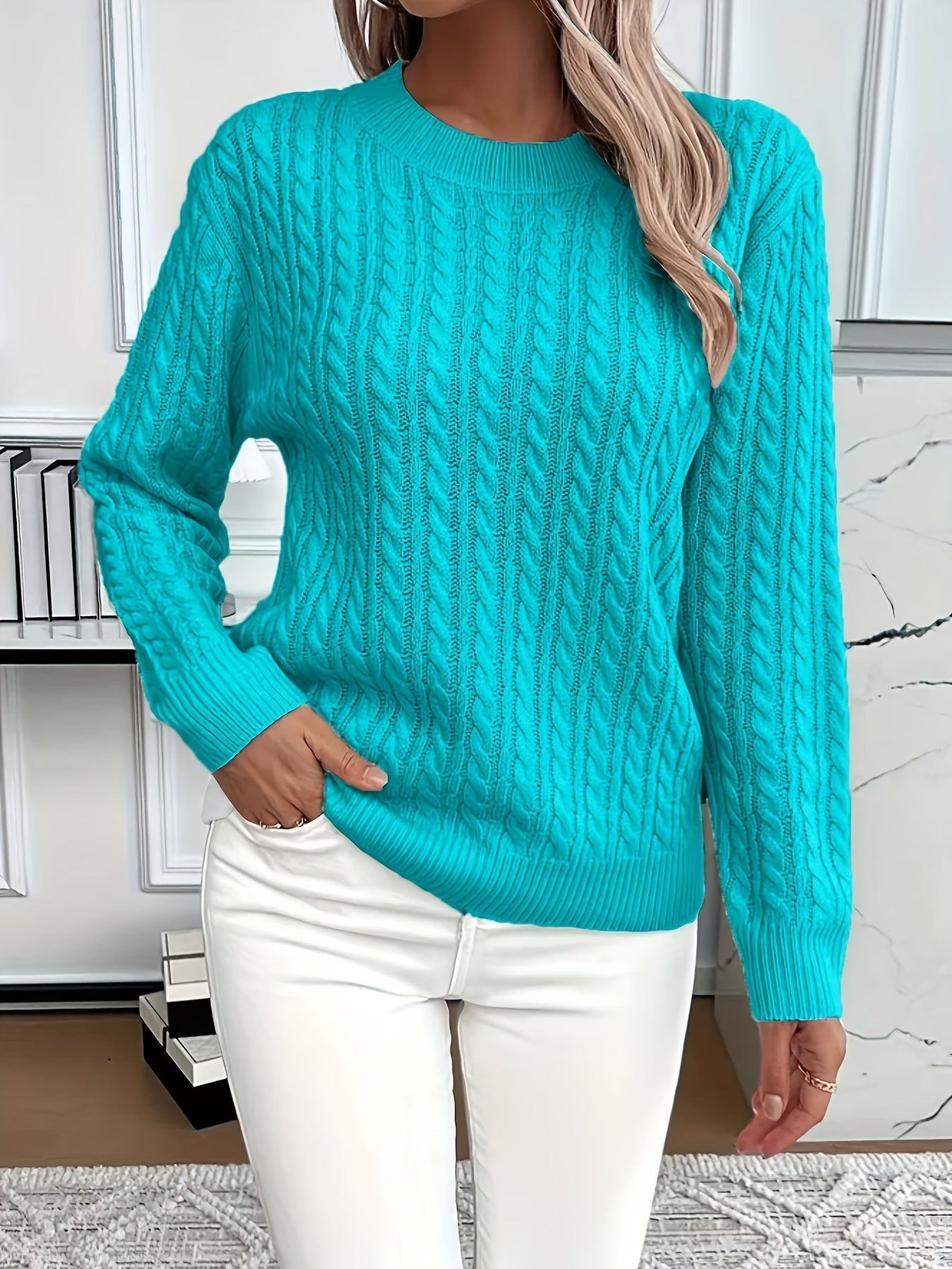 Nadia | Women's Casual Jumper with Crew Neck