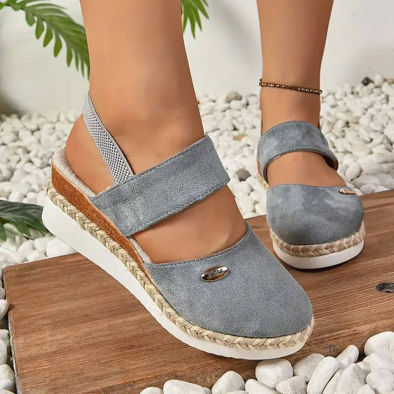 Women's Cushioned Open-Toe Brenda Orthopedic Platform Sandals