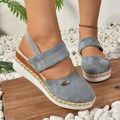 Women's Cushioned Open-Toe Brenda Orthopedic Platform Sandals