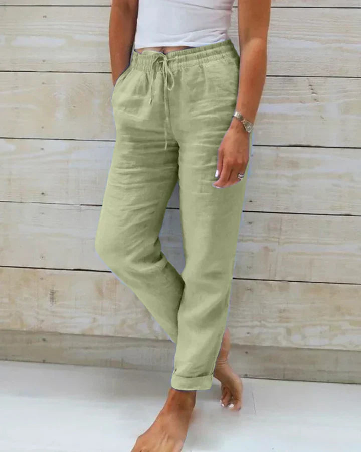 Melanie | Relaxed Casual Women's Trousers with Drawstring