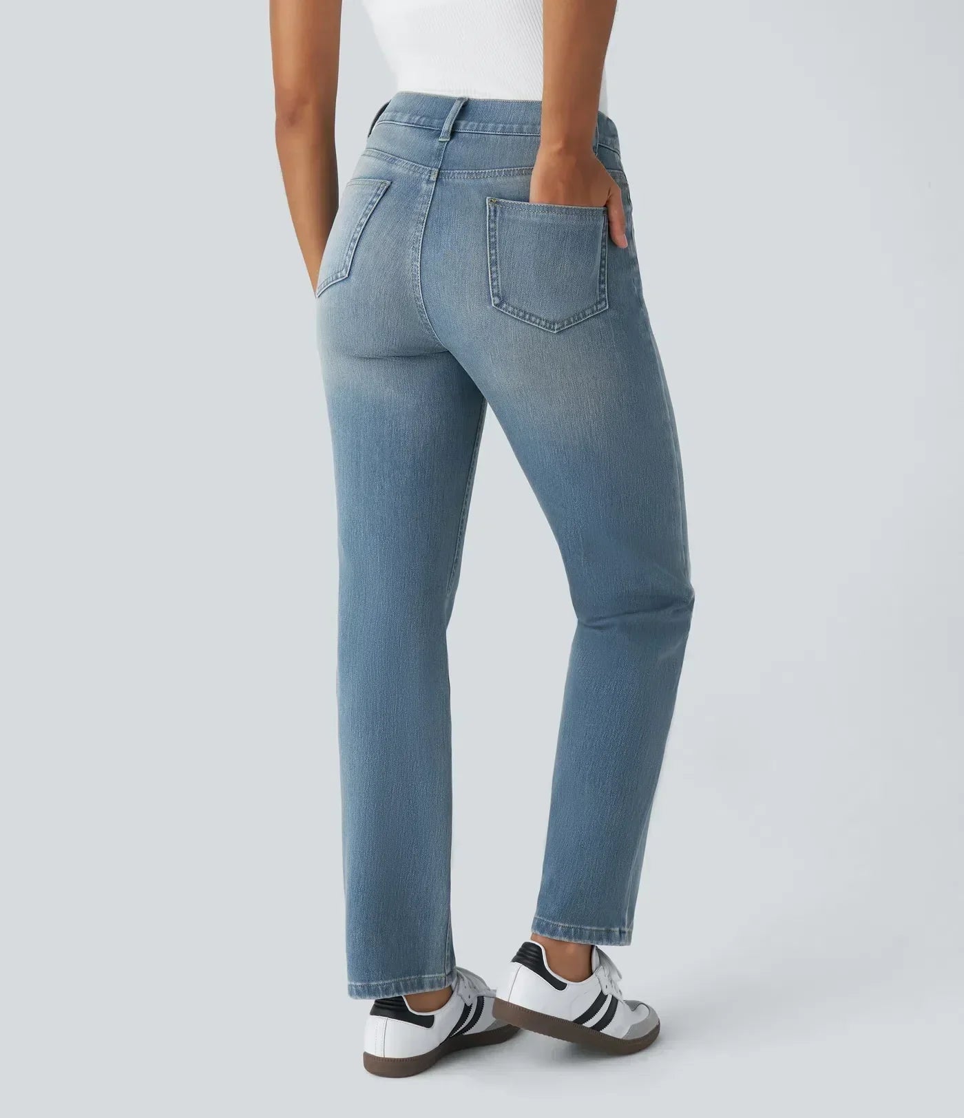 Kate | Women's Elastic & Comfortable Trousers with Pockets