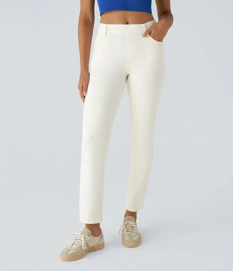 Kate | Women's Elastic & Comfortable Trousers with Pockets