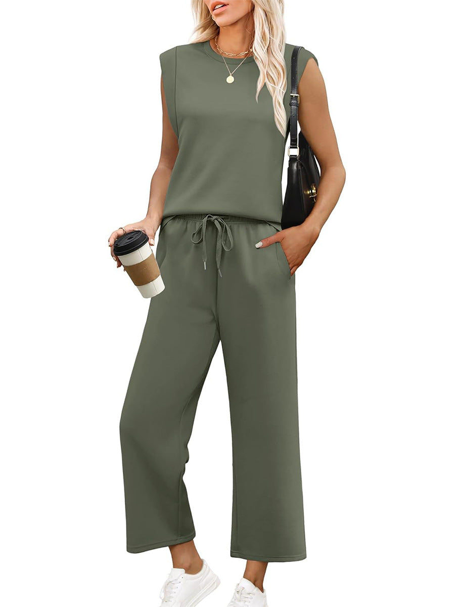 Neri | Women’s Two-Piece Lounge Set with Pockets and Drawstring