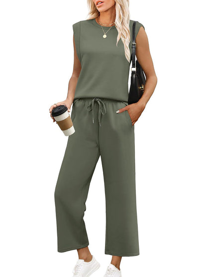Neri | Women’s Two-Piece Lounge Set with Pockets and Drawstring
