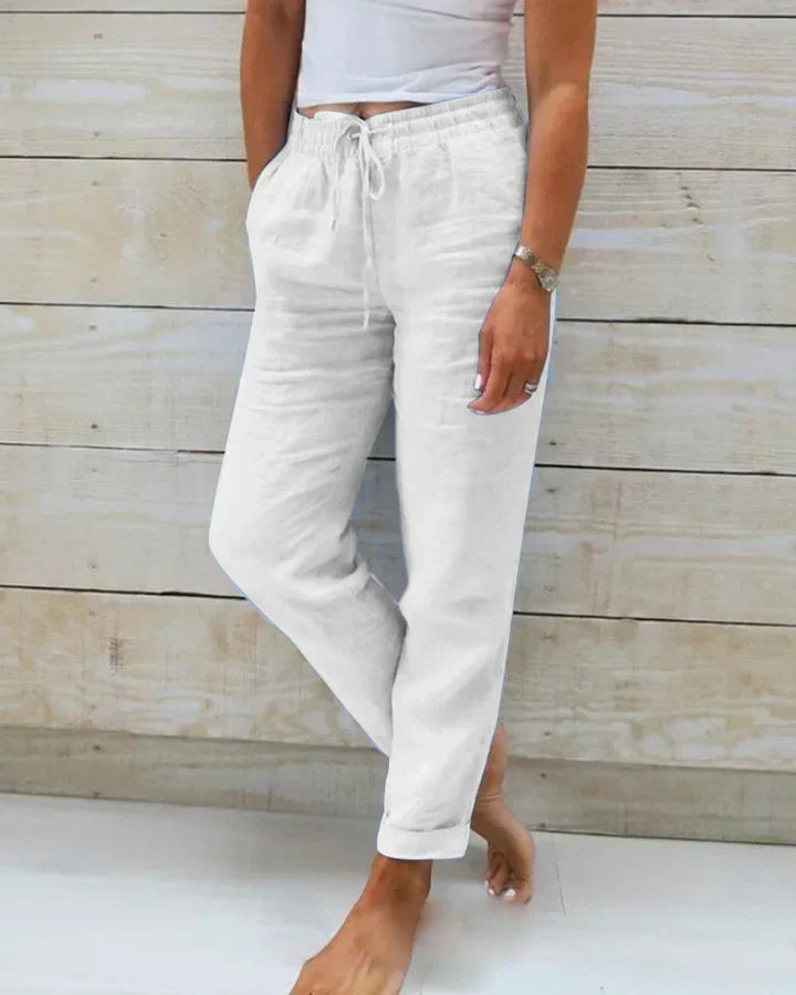 Melanie | Relaxed Casual Women's Trousers with Drawstring