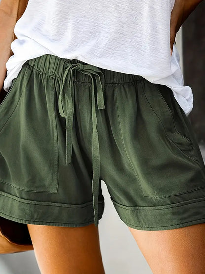 Denzel | Women's Casual Summer Drawstring Shorts