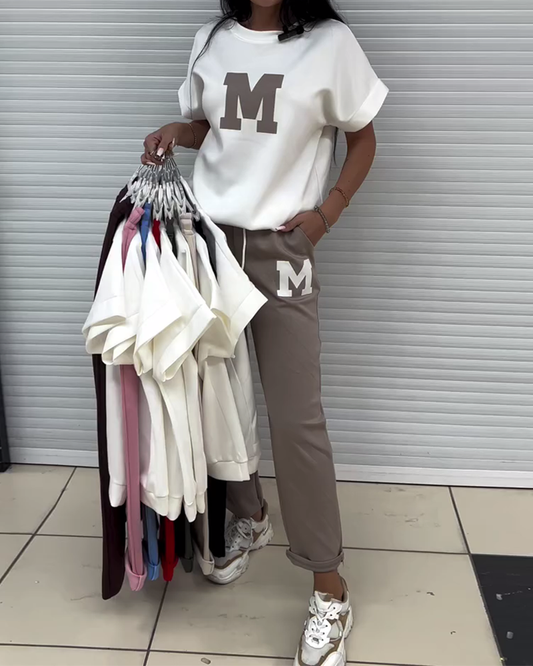 Women's Trendy Printed Casual Outfit