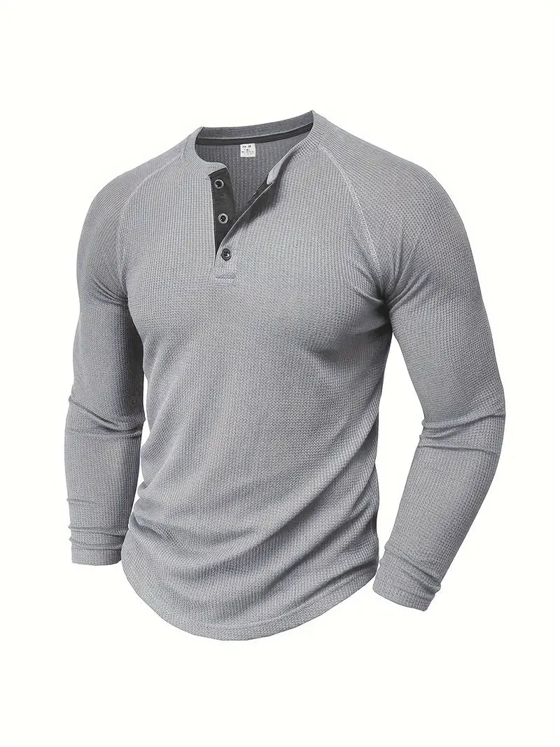 Chad | Men's Relaxed Henley Shirt