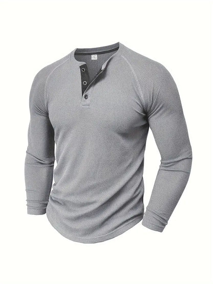 Chad | Men's Relaxed Henley Shirt