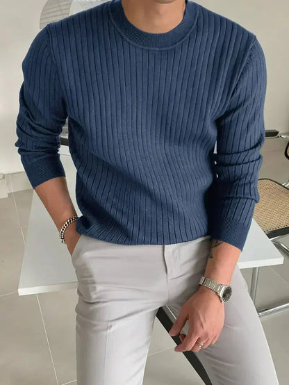 Men's Brit & Boho | Mike Essential Crew Neck Jumper