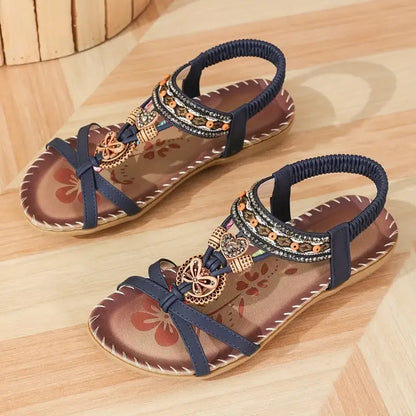 Colella | Women's Cushioned Open-Toe Elegant Orthopedic Flower Sandals