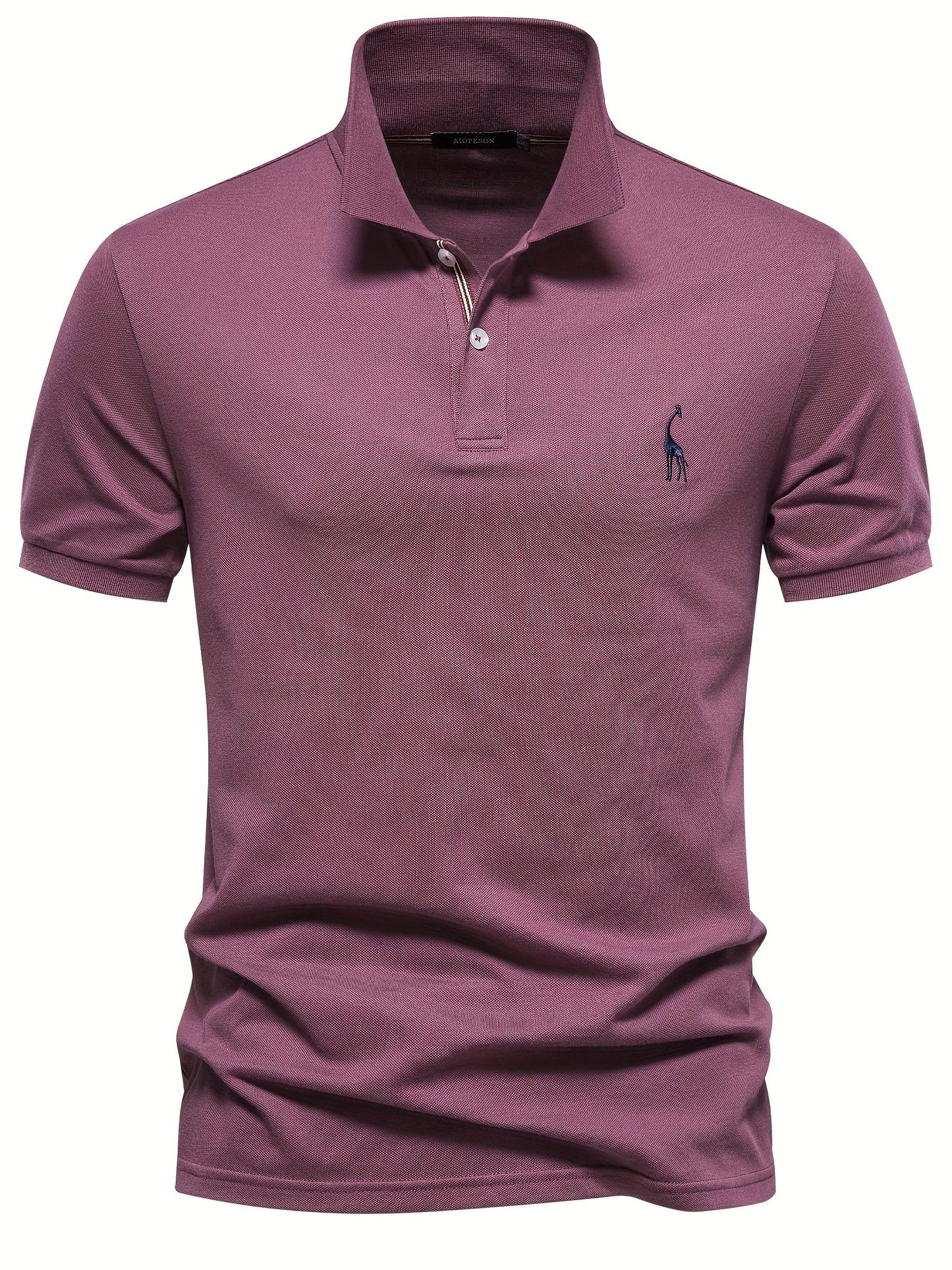 Leonardo | Men's Embroidered Polo Shirt with Short Sleeve
