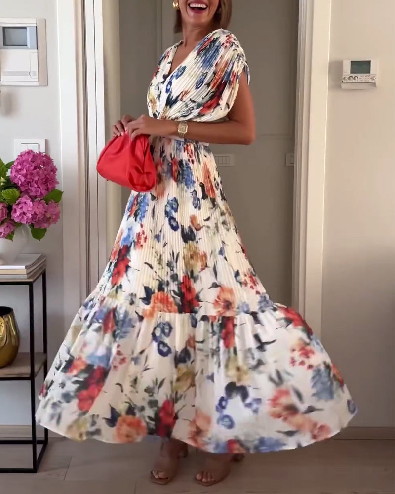 Florelle | Women's Elegant Floral Maxi Dress