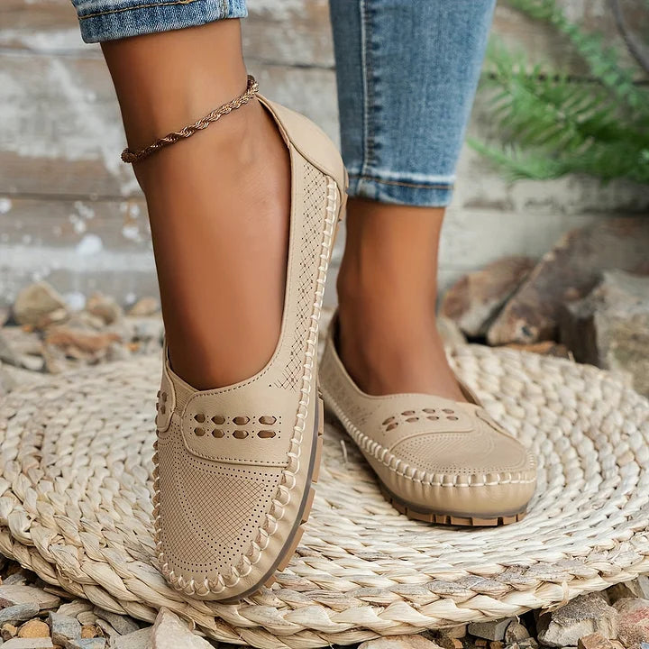 Paulette | Women's Cushioned Slip-On Chic Orthopedic Footwear with Arch Support